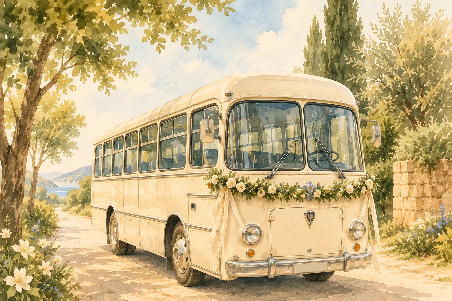 Autobús para los invitados